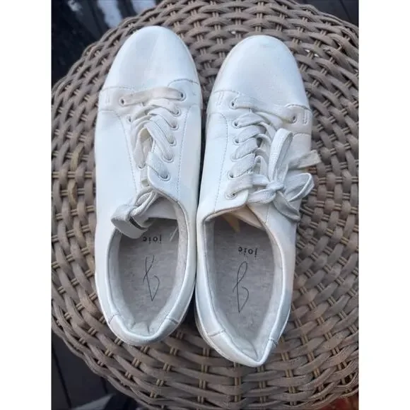 Joie Women’s Harvard White Leather Classic Lined Court Sneaker 9.5 US - Picture 5 of 14